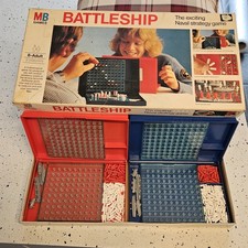 MB Games Vintage Battleship Board Game 1975 Circa Original -GT45