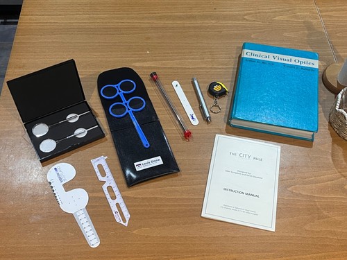Student optometry kit and - student,