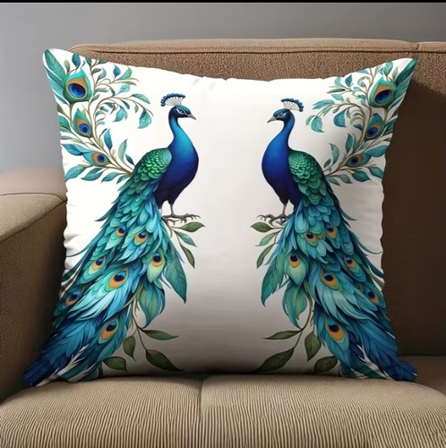 Lovely peacock cushion - lovely,