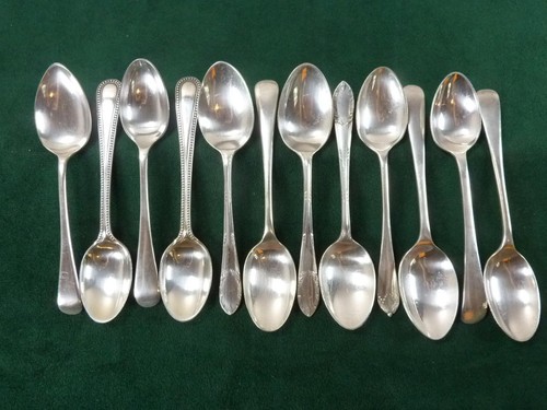 Vintage silver plated - 12,