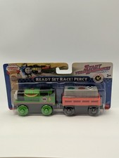 Wooden Thomas Train - Ready Set Race Percy - BNIB - Rare!