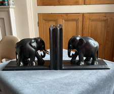Pair of Wooden Hand Carved