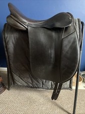 18 Inch MW Frank Baines Dressage saddle Capriole Model- Dark Brown