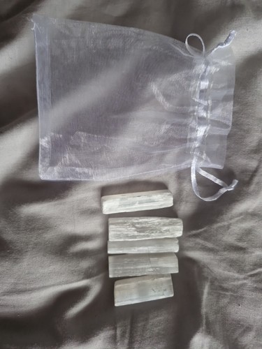 Selenite crystal wands pices - 5,