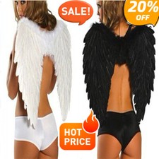 Feather Angel Wings Christmas Halloween Fancy Dress Costume Hen Night Party Hot·