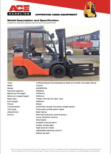 Toyota container spec - container,