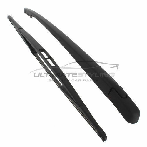 Rear windscreen wiper arm and - windscreen,