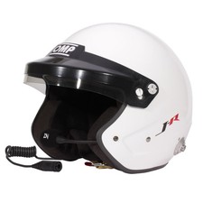 OMP J-Rally Helmet - FIA 8859-2024 Approved, Open Face, FHR Posts