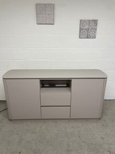 Furniture Village Cashmere Wide LED High Gloss Glass Top Sideboard RRP £699