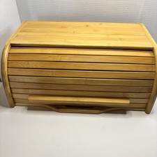 Bamboo Bread Box By Premium