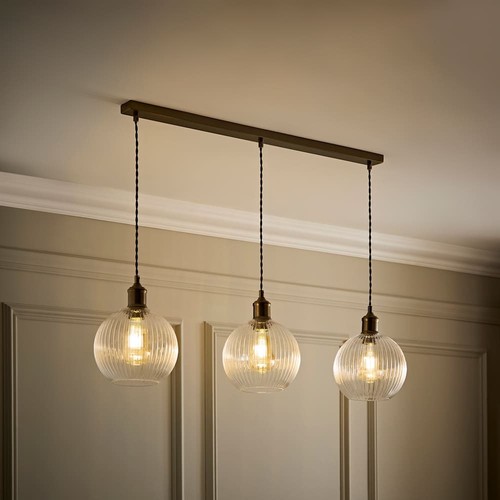 Brushed brass ceiling light - brass,