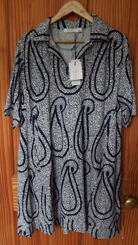 Masai ladies navy - /white, tunic