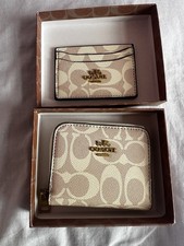 White Coach Wallet With