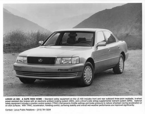 1992 lexus 400 press - 1992,