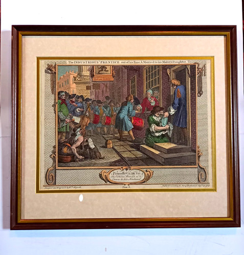 Framed engraving from - , the