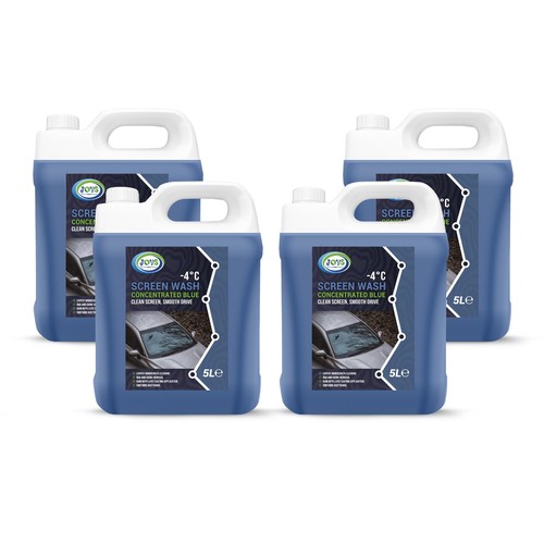 Blue car screenwash - blue,