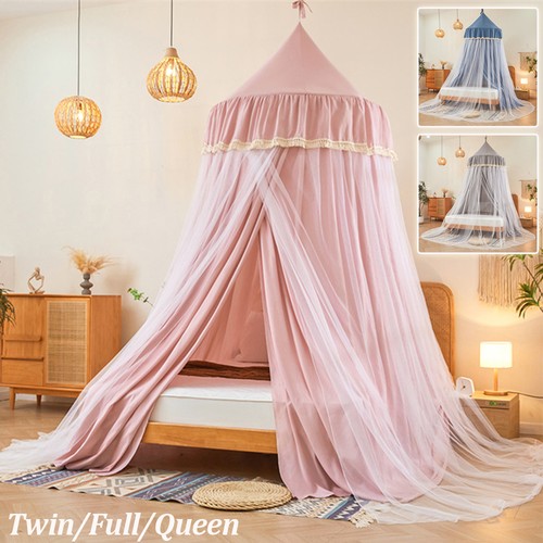 Double layer bed - canopy, drapes