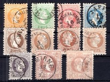 AUSTRIA LEVANTE 1867 1-7I Stamped Mostly Very Nice Set (M7394
