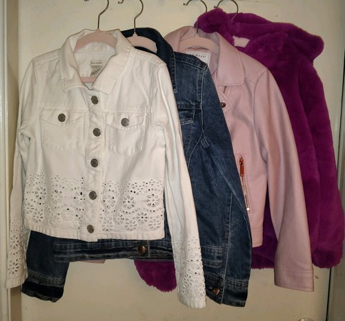 Girls jacket denim faux - denim,