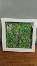 Handcrafted Golf Themed Pebble