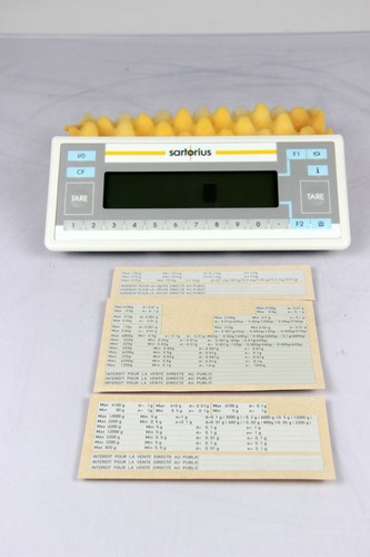 Sartorius weighing display - weighing,