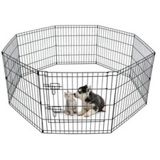 Dog Pen Puppy Pet Playpen Run Outdoor Foldable Enclosure Rabbit Fence Crate cage