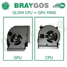 Fot Asus ROG Strix GL504 GL504GM GL504G GL504GS Laptop CPU & GPU Cooling Fans