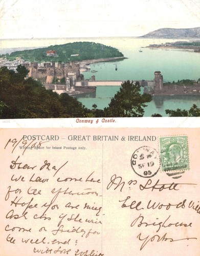 Vintage postcard conwy - -,