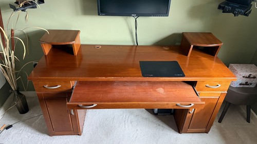 Solid beech wood studio desk - studio,