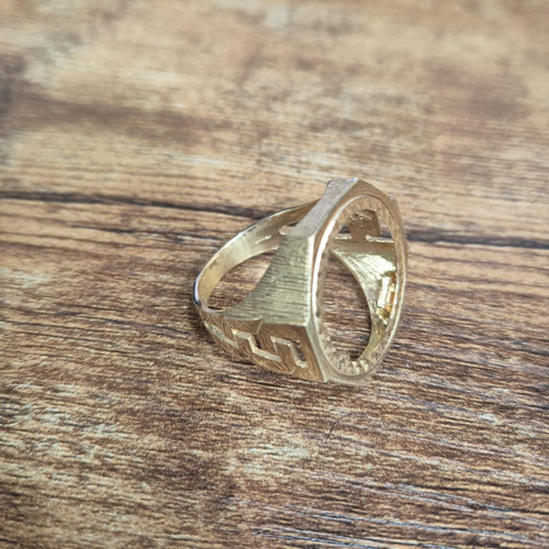 9ct yellow gold - gold, side