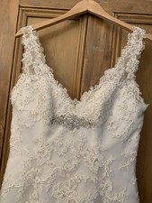 Sophia Tolli Bridal Gown , Size 10, Lace Detail
