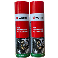 Wurth High Performance Dry Chain Lube- 2 x 500ml Double Pack