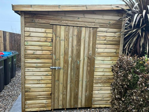 12x8 shed pent - , wooden