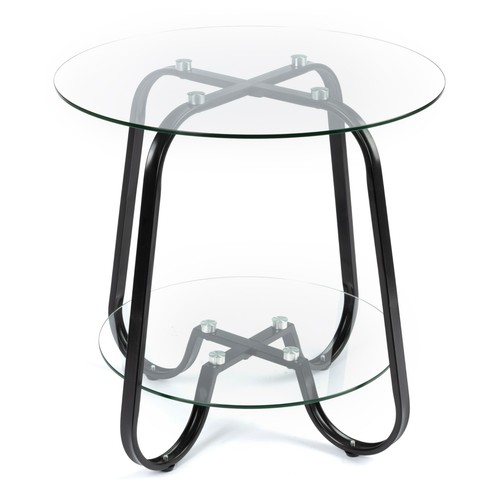 Livivo black round glass - livivo,