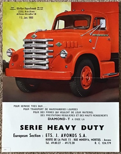 Diamond heavy duty trucks - t,