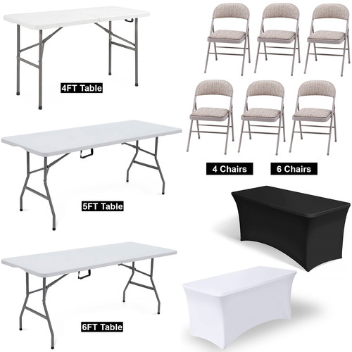 6ft folding table - 6ft,