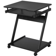 HOMCOM Movable Computer Desk