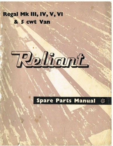 Reliant regal mk3 - reliant, mk5