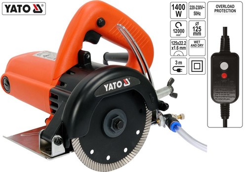 Stone cutting saw - , 125mm