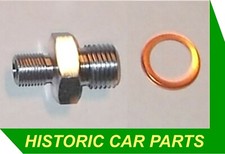 MGBGT & MGB Roadster 1962-77 - Oil Pressure Gauge Pipe to eng CONNECTOR & washer