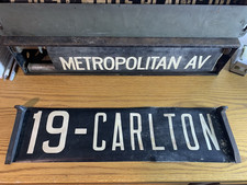 NY NYC BUS ROLL SIGN BROOKLYN