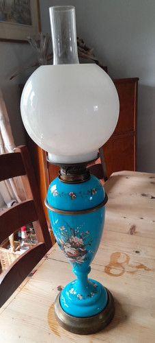 Hinks oil lamp lovely - oil, in
