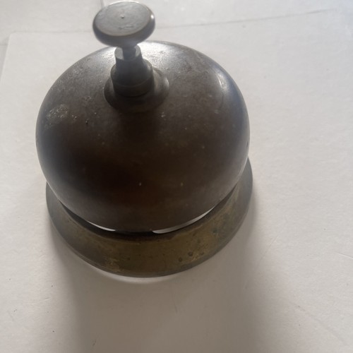 Vintage solid brass hotel - brass,