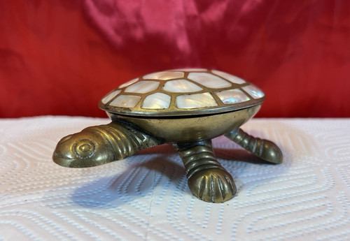 Vintage brass mother - brass, &