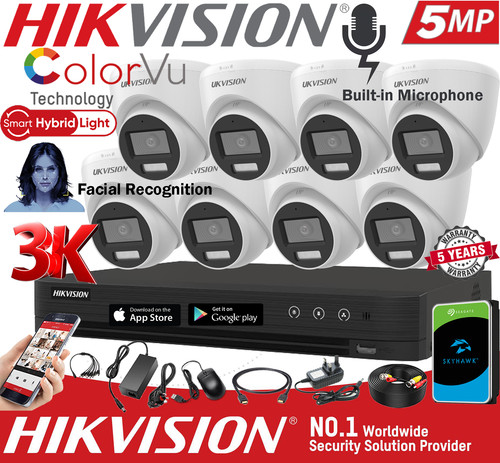Hikvision 5mp cctv camera - cctv, 3k
