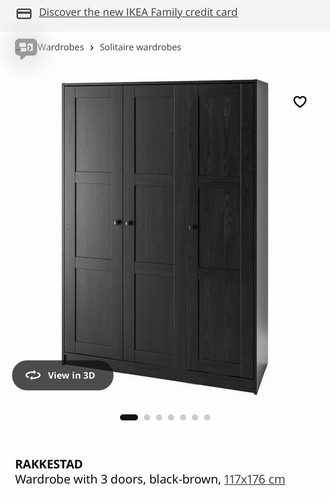 Ikea rakkestad wardrobe - ikea, 3
