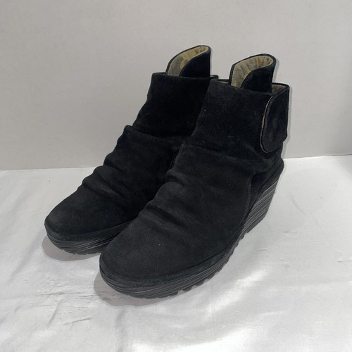 Fly london yust black suede - yust,