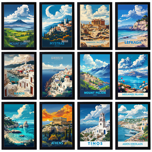 Vintage travel greece holiday - vintage,
