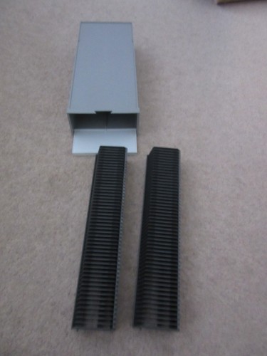 Slide storage box which holds - slide,