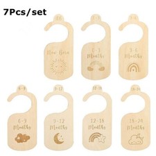 7Pcs Baby Clothing Size Age Dividers Nursery Clothes Organizers Closet Baby Size